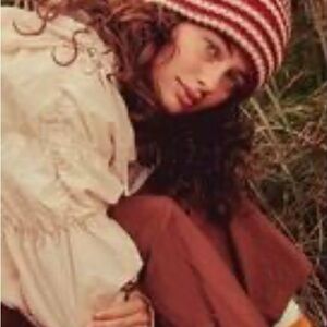 NEW Free People Striped Beanie